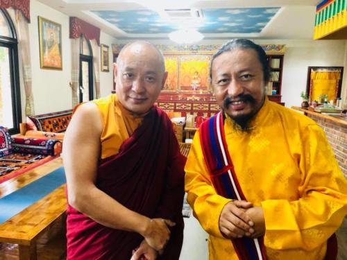 Sonam Rinpoche and Khenchen Lama